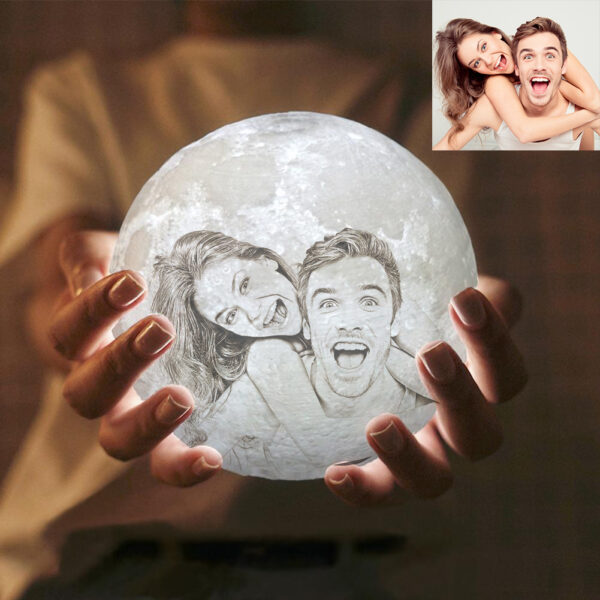 Moon lamp photo stand - Image 10