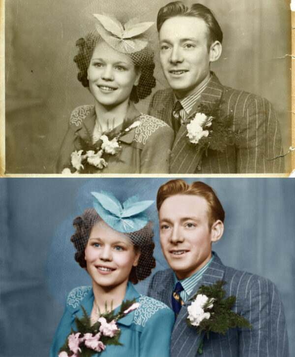 Personalized Restoration Photo Print Color to Color