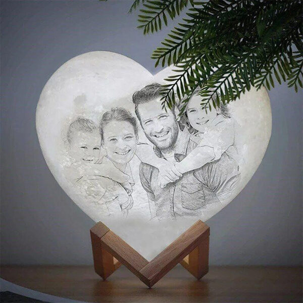 Personalized Heart Lamp - Image 4