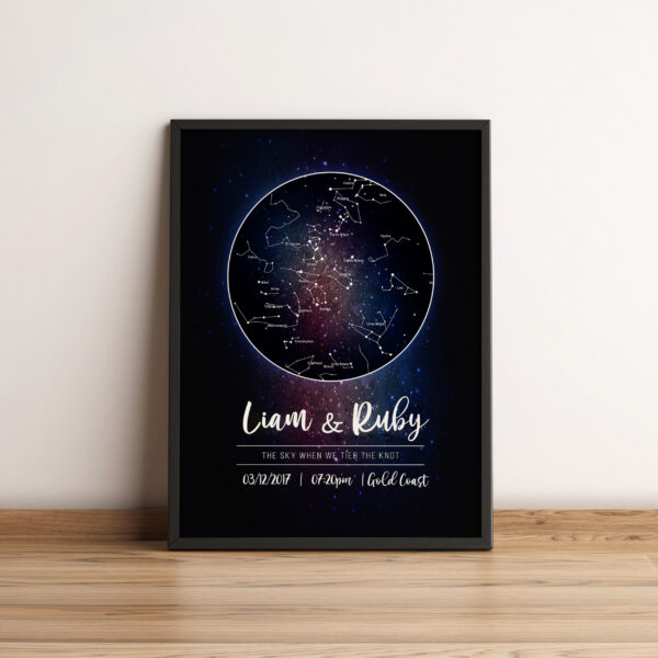 The Moon – Personalised Star Map Frame - Image 3