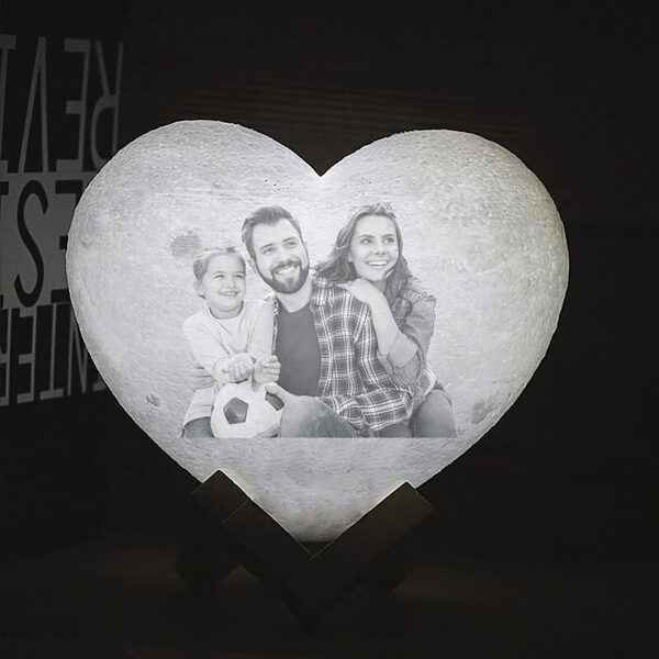 Personalized Heart Lamp - Image 2