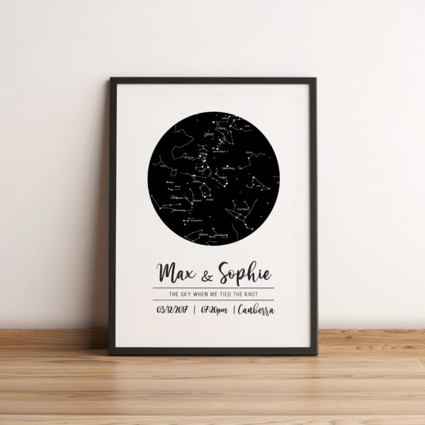 The Moon – Personalised Star Map Frame - Image 8