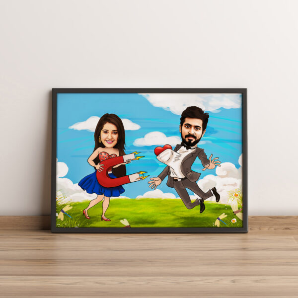 Personalized Gift for Boyfriend, Husband, Brother, Friends, BFF Character Caricature Photo Frame Unique Design Customized Gift for Friends & Family - Image 6